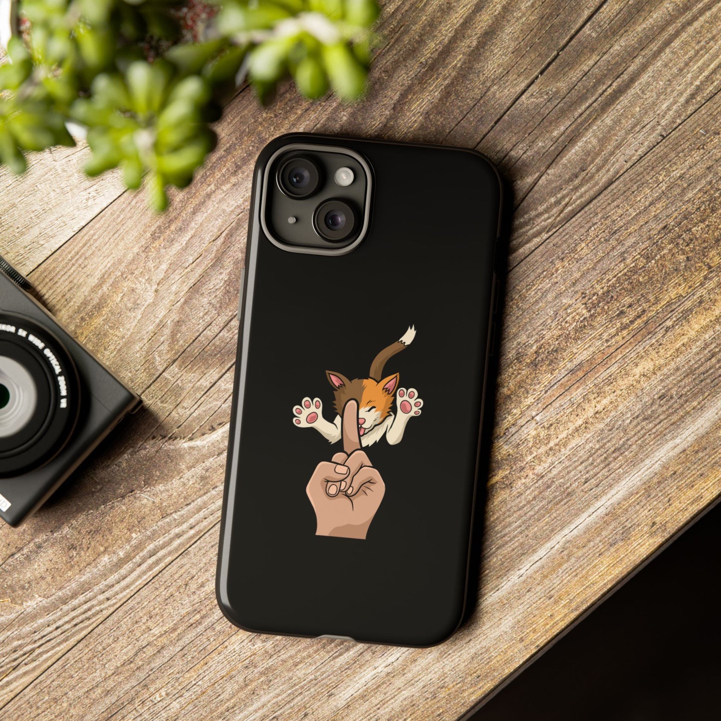 Annoyed cat Phone Case