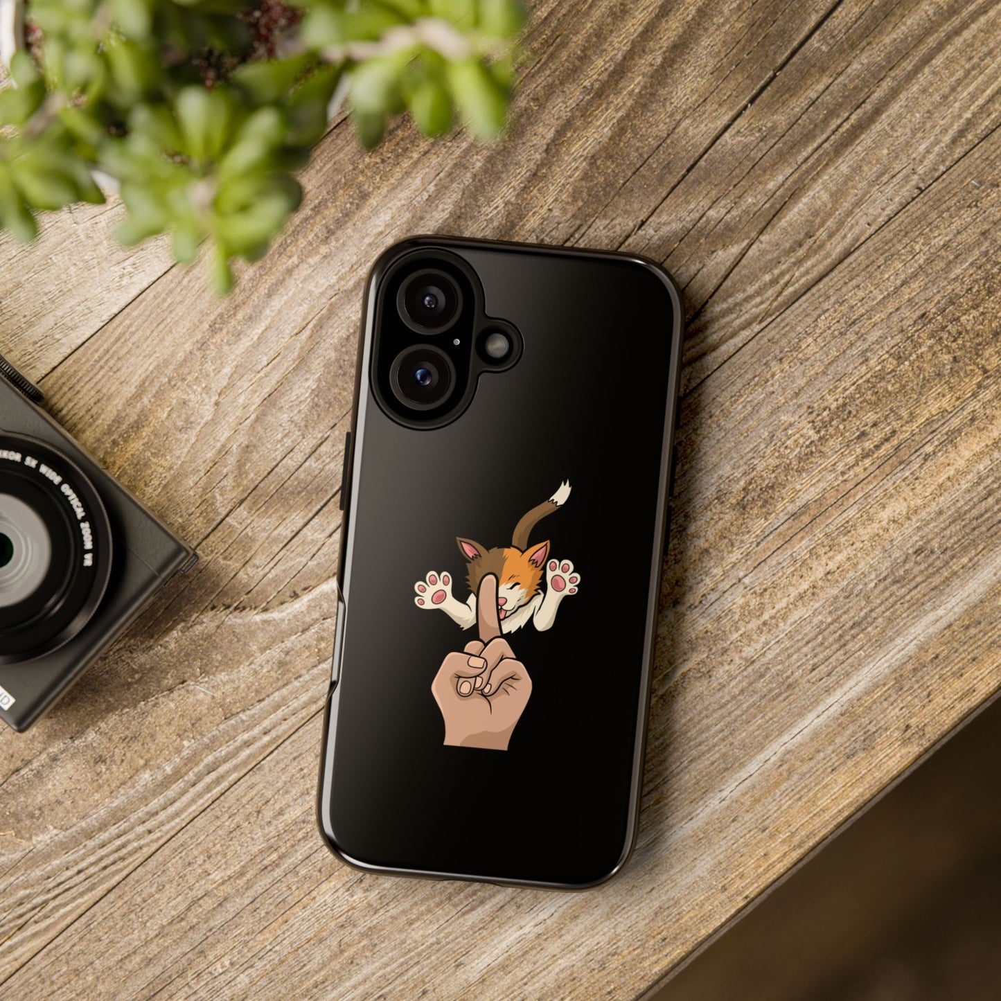 Annoyed cat Phone Case