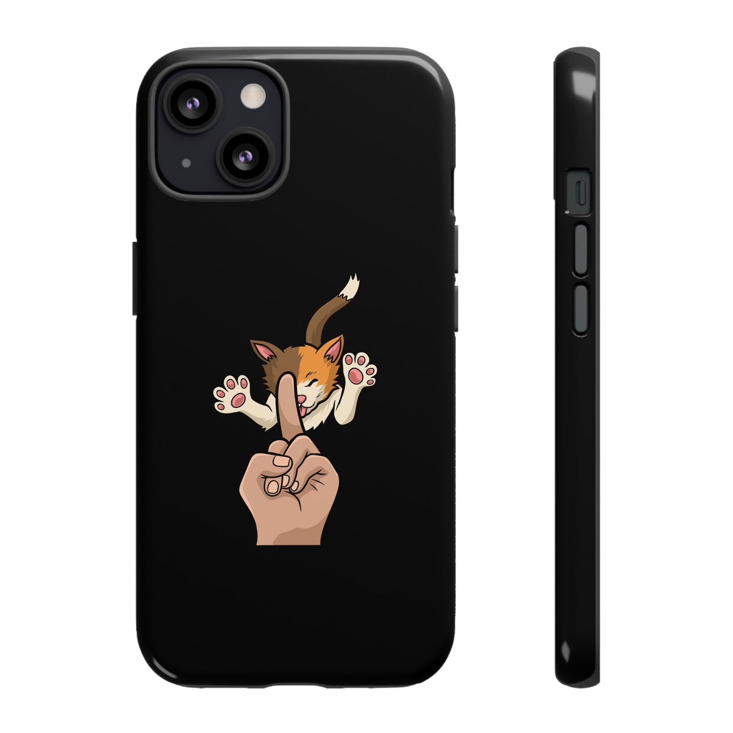 Annoyed cat Phone Case