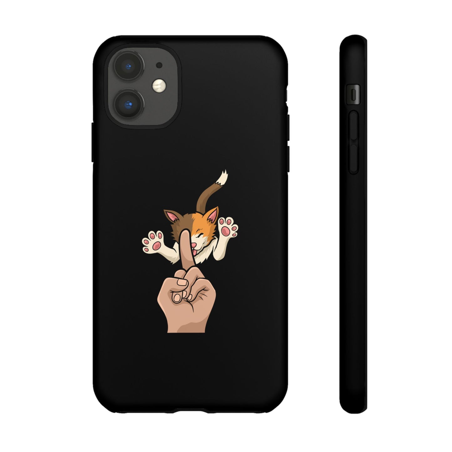 Annoyed cat Phone Case