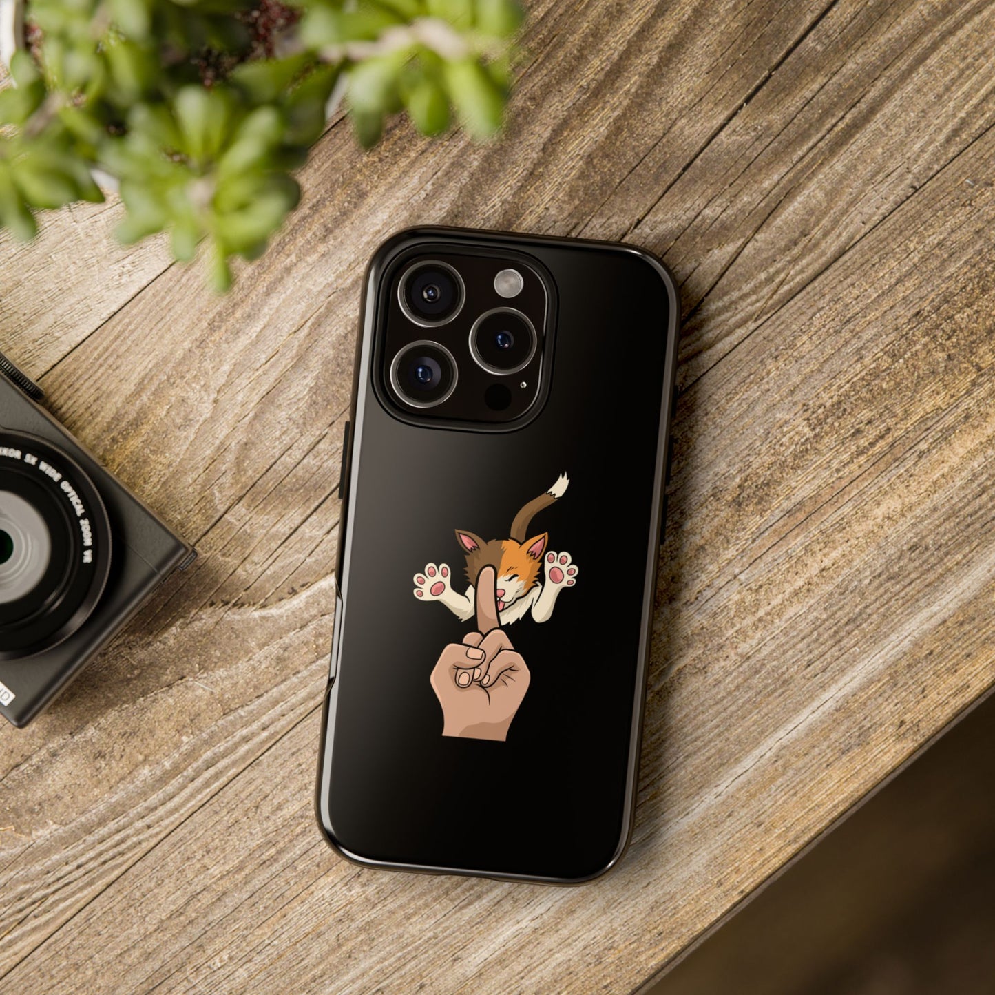 Annoyed cat Phone Case