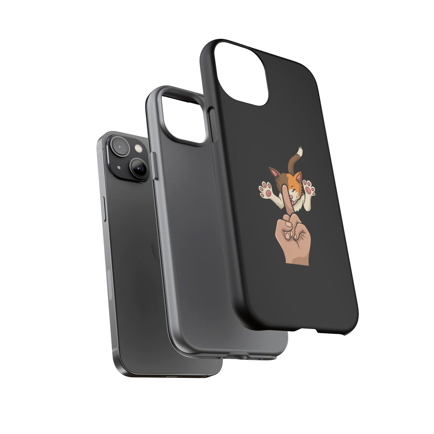 Annoyed cat Phone Case