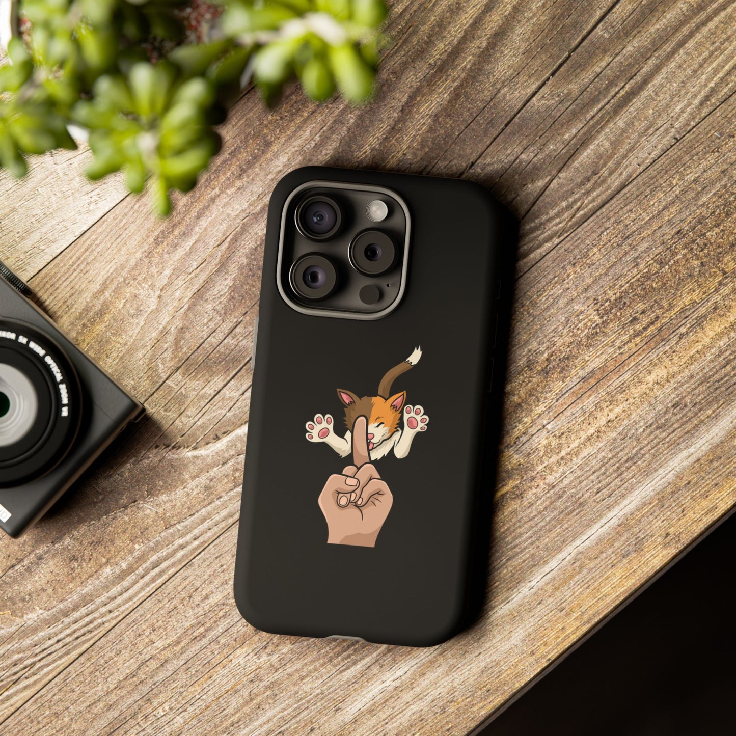 Annoyed cat Phone Case