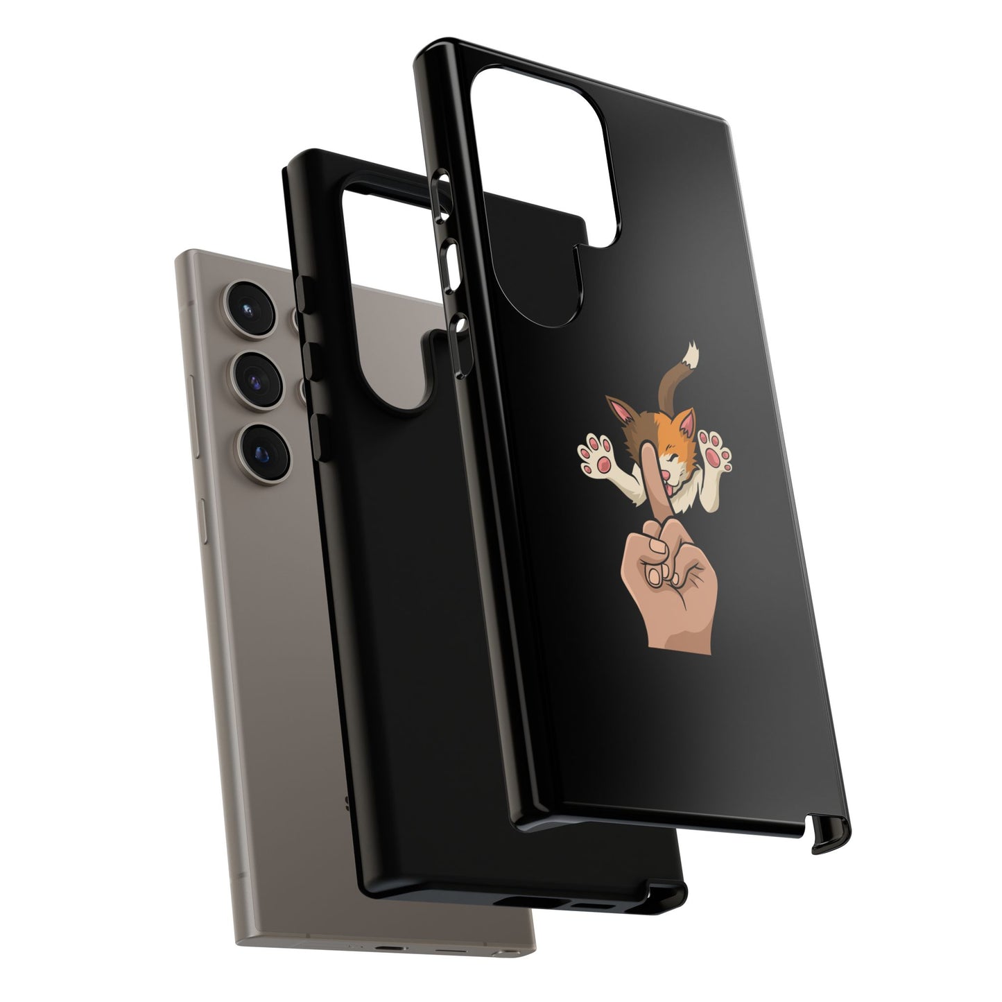Annoyed cat Phone Case