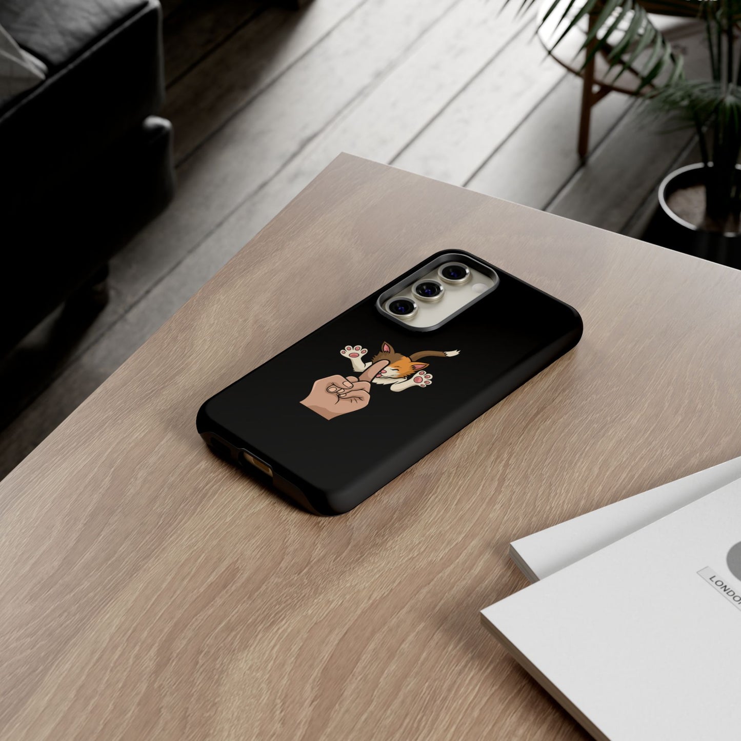 Annoyed cat Phone Case