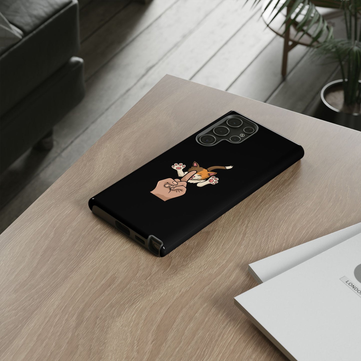 Annoyed cat Phone Case
