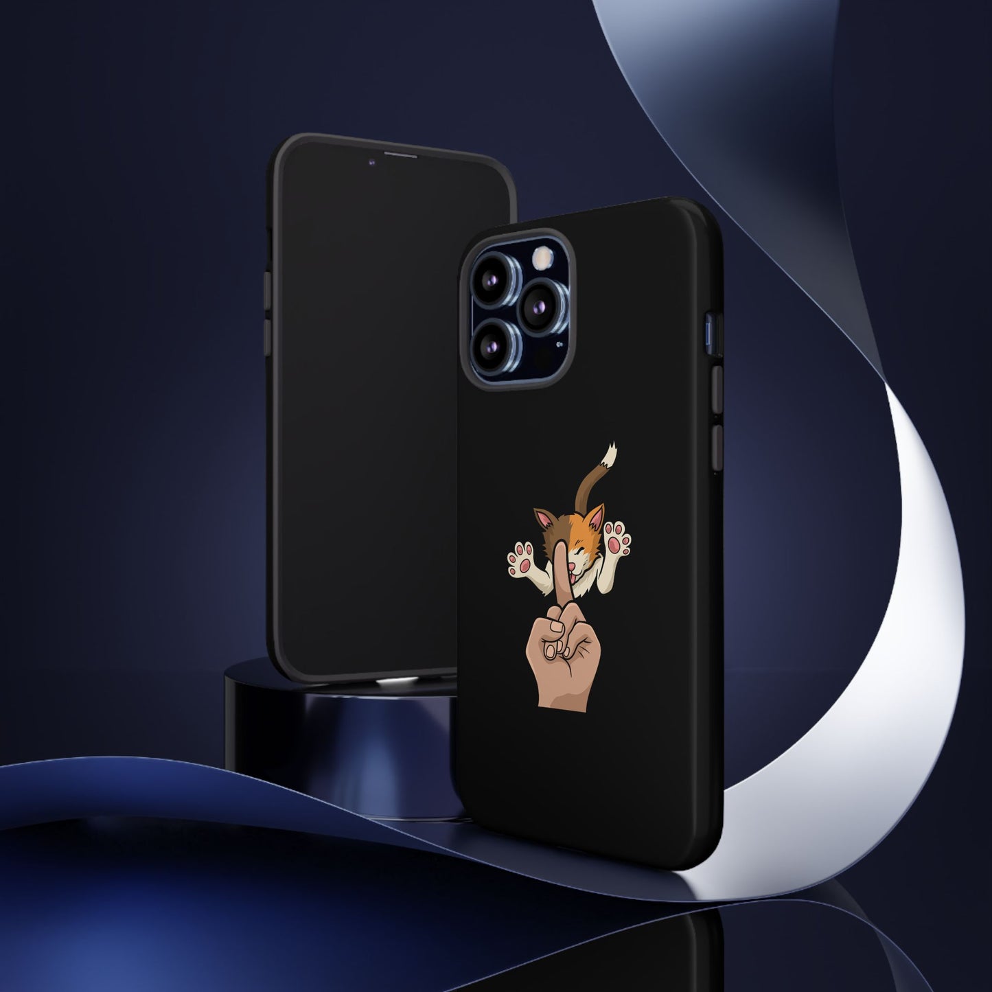 Annoyed cat Phone Case