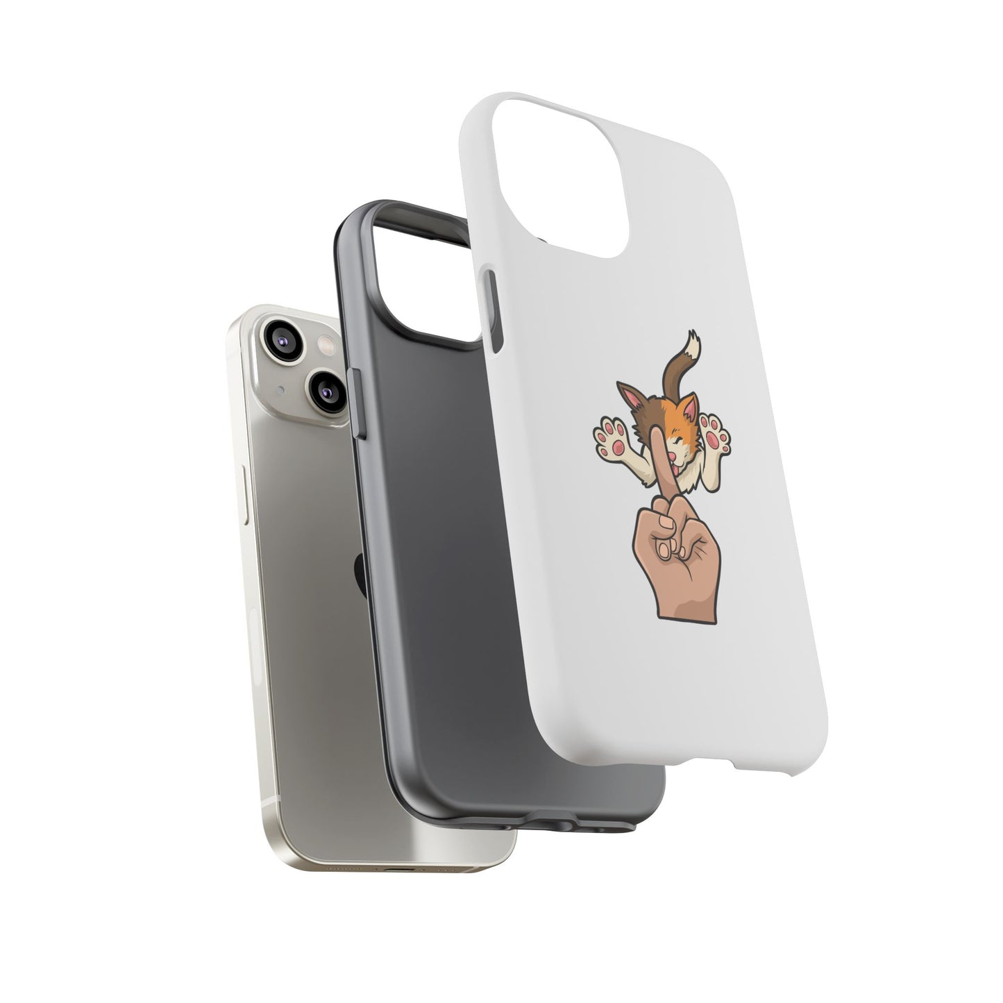 Annoyed cat Phone Case