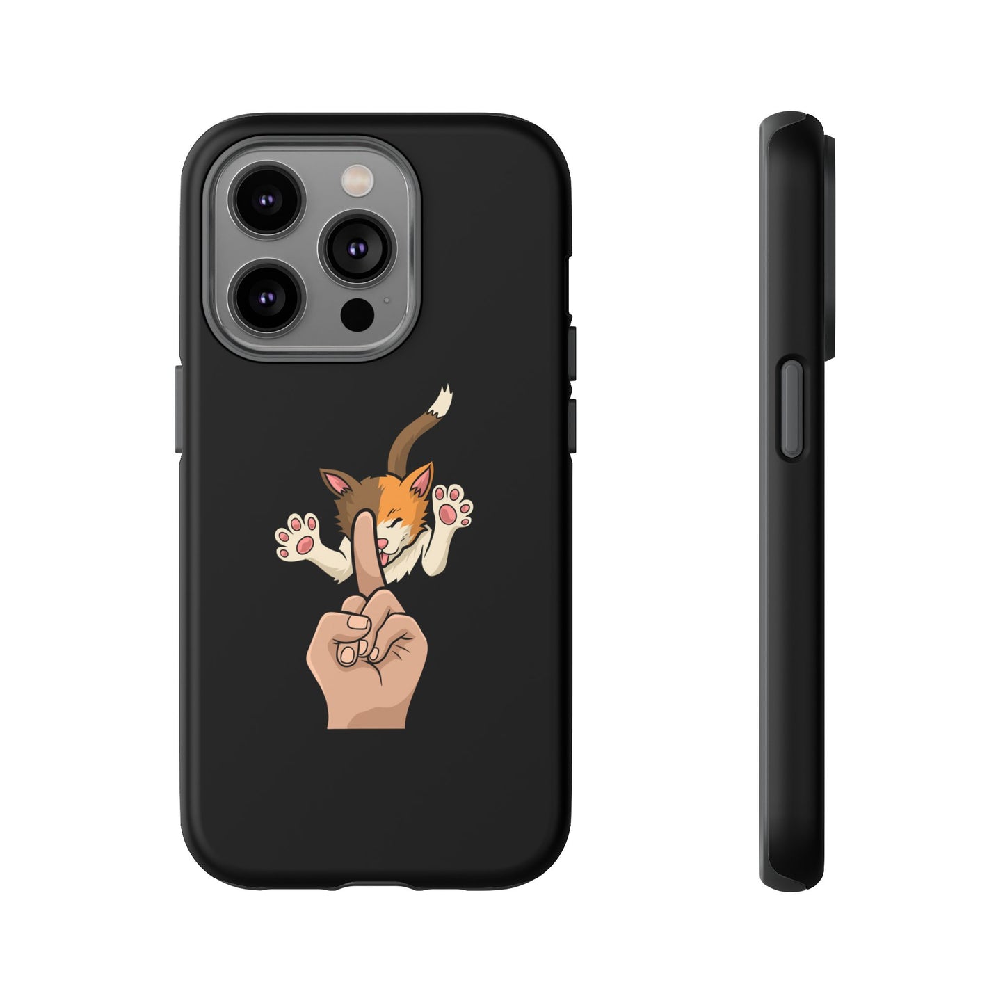 Annoyed cat Phone Case