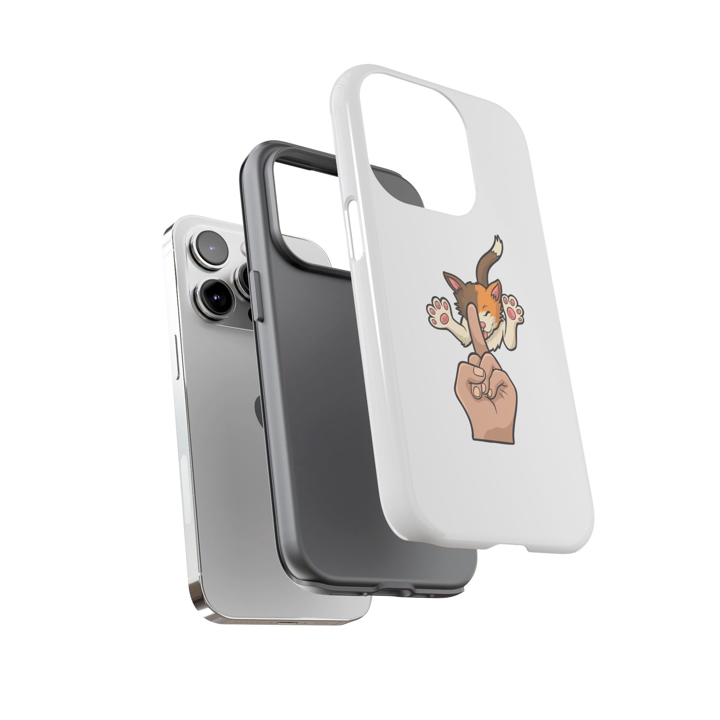 Annoyed cat Phone Case