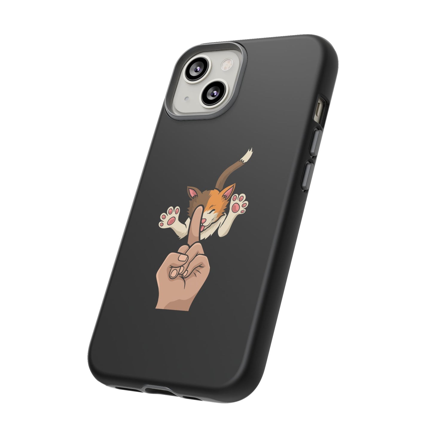 Annoyed cat Phone Case