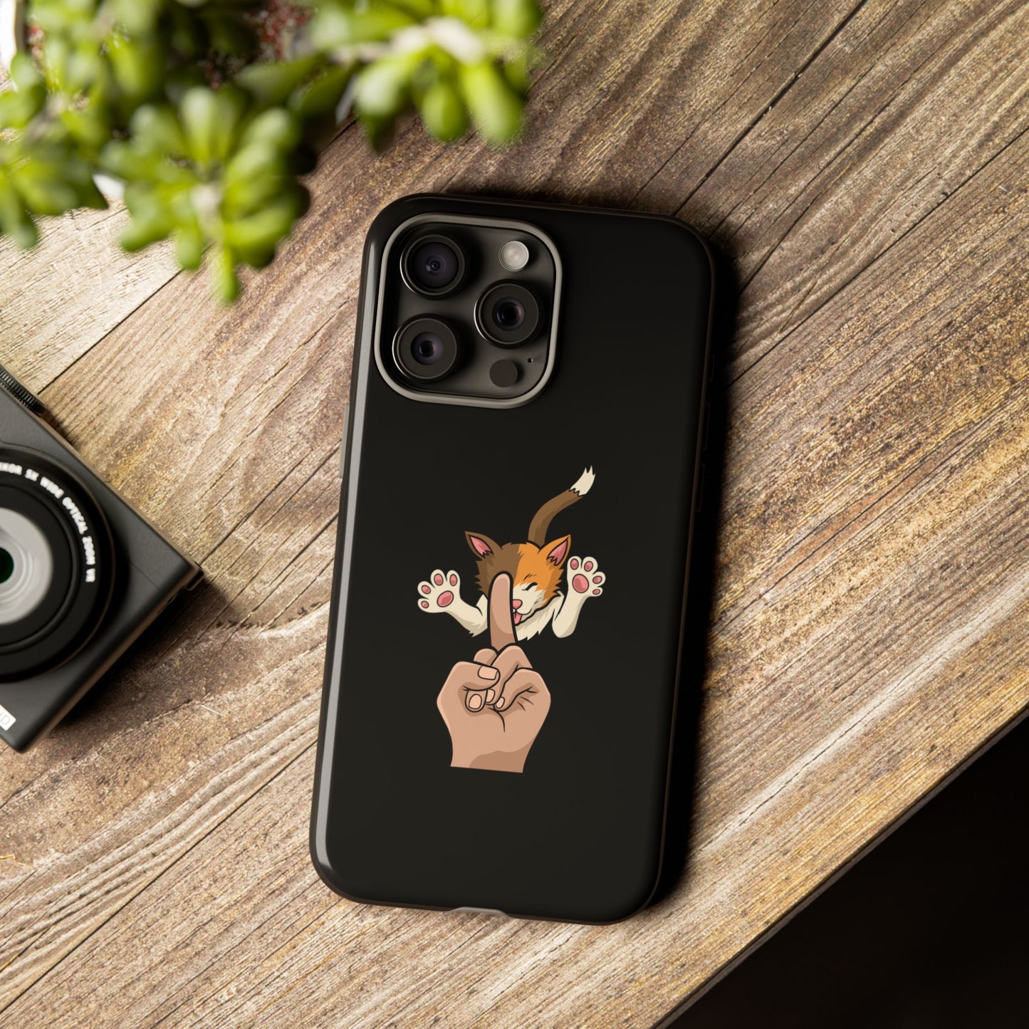 Annoyed cat Phone Case