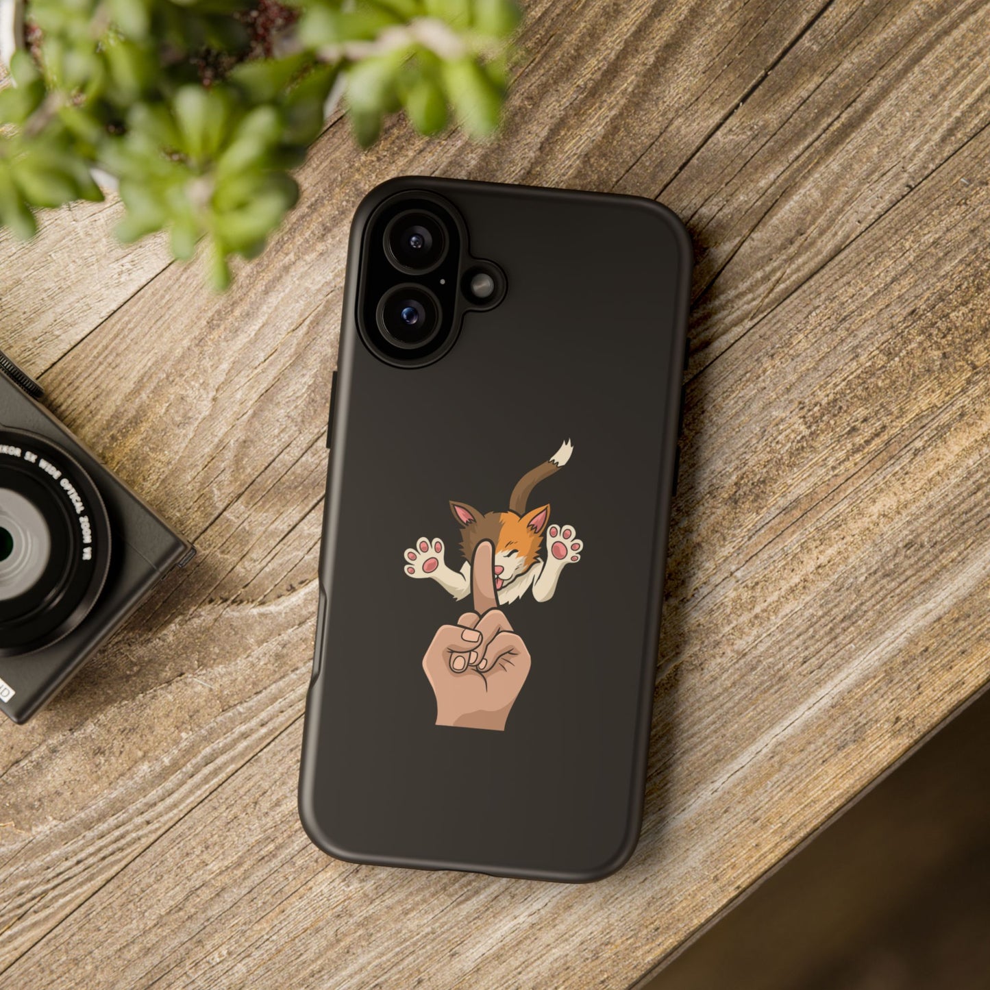 Annoyed cat Phone Case