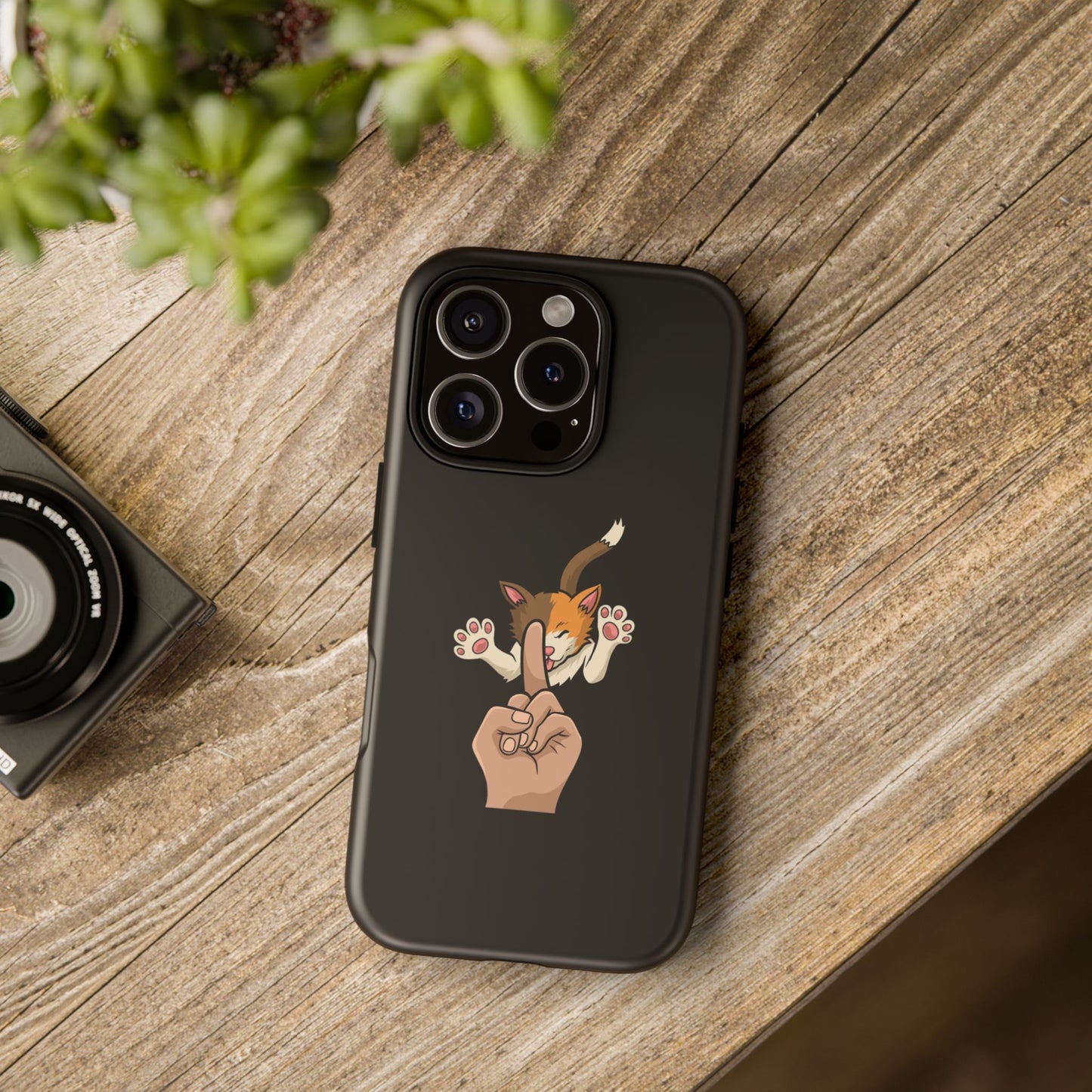 Annoyed cat Phone Case