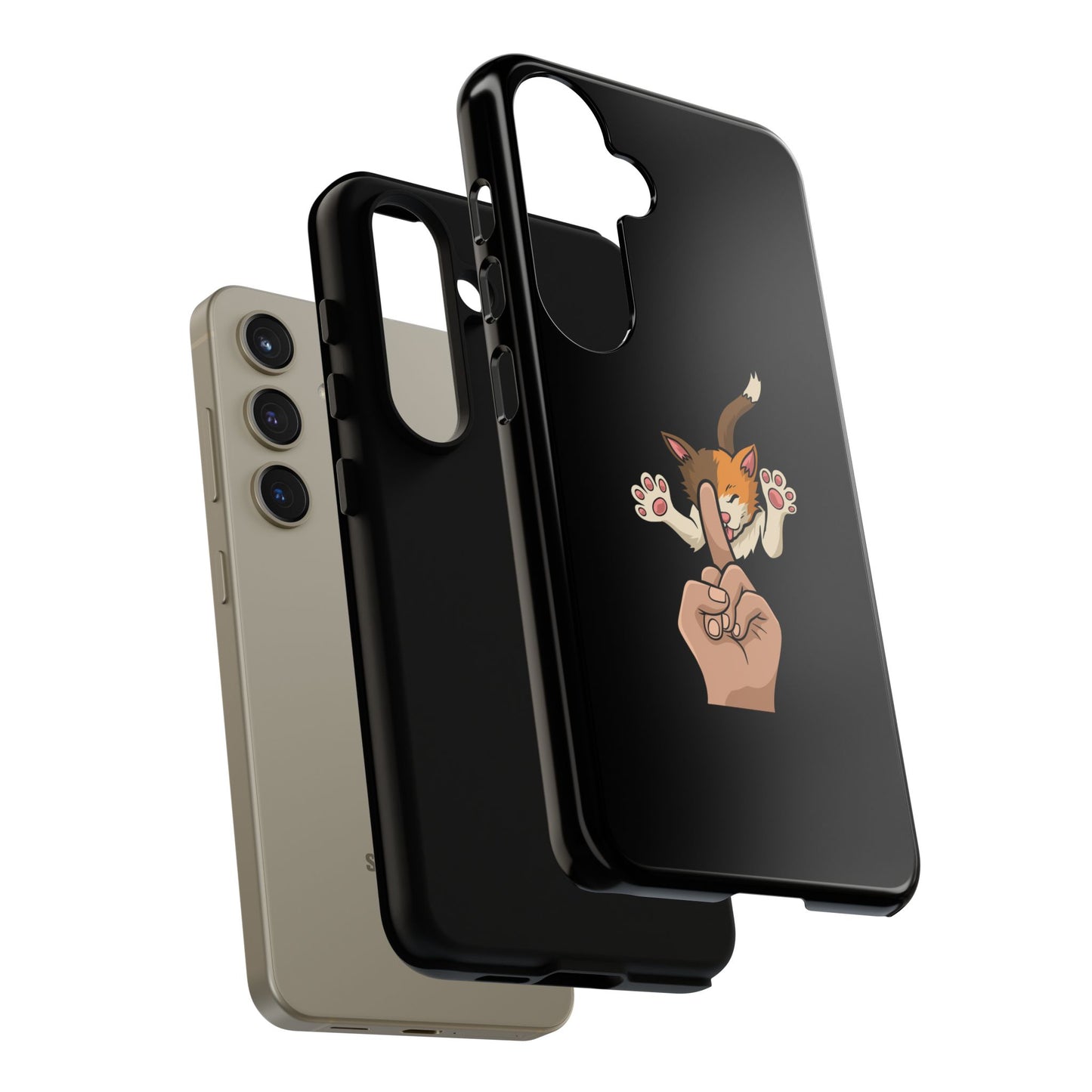 Annoyed cat Phone Case