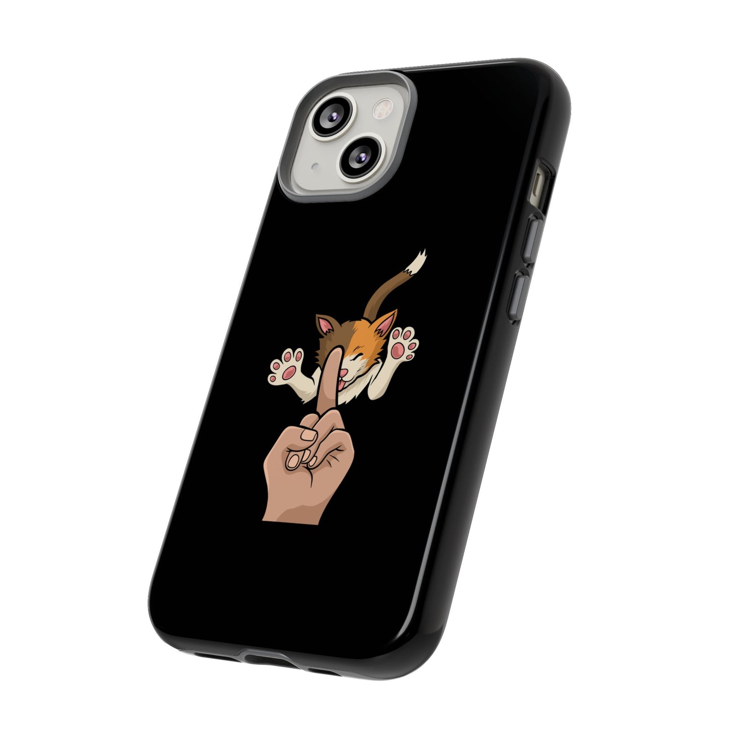 Annoyed cat Phone Case