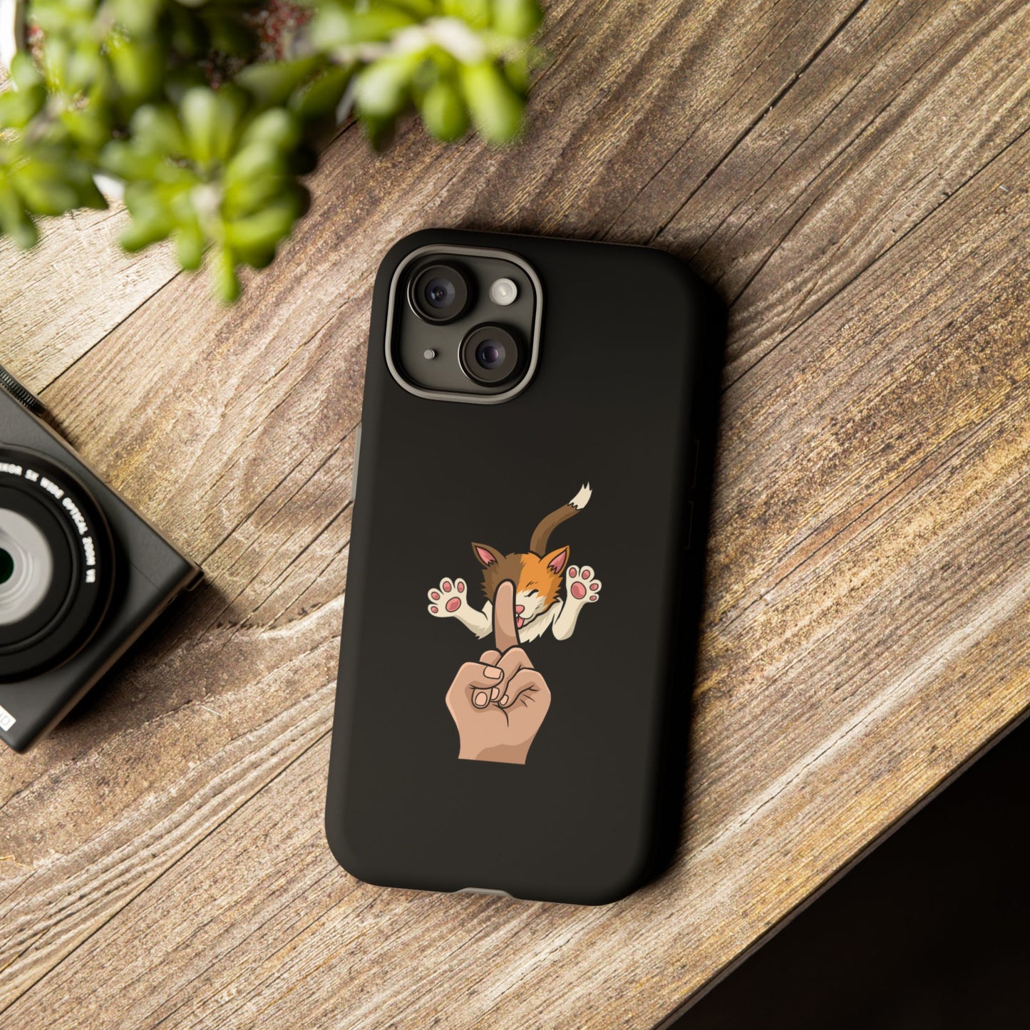 Annoyed cat Phone Case