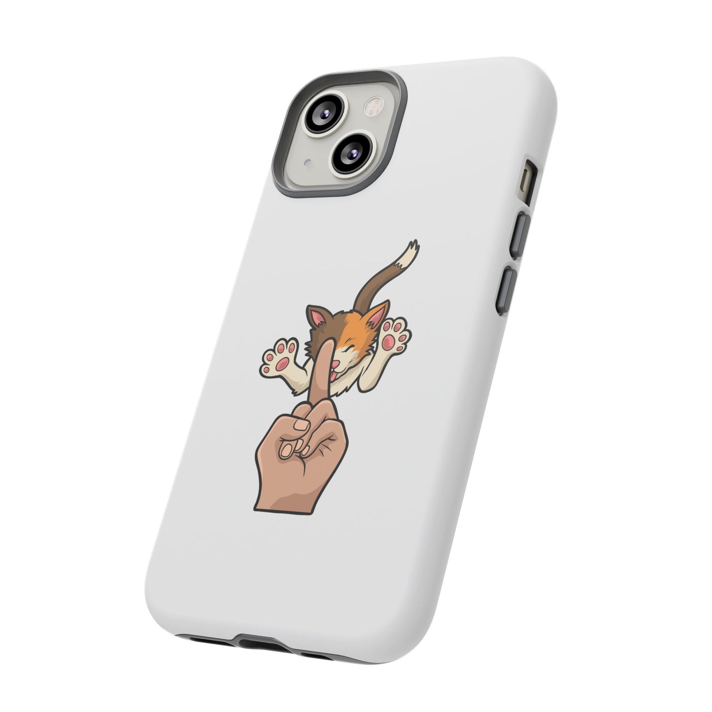 Annoyed cat Phone Case