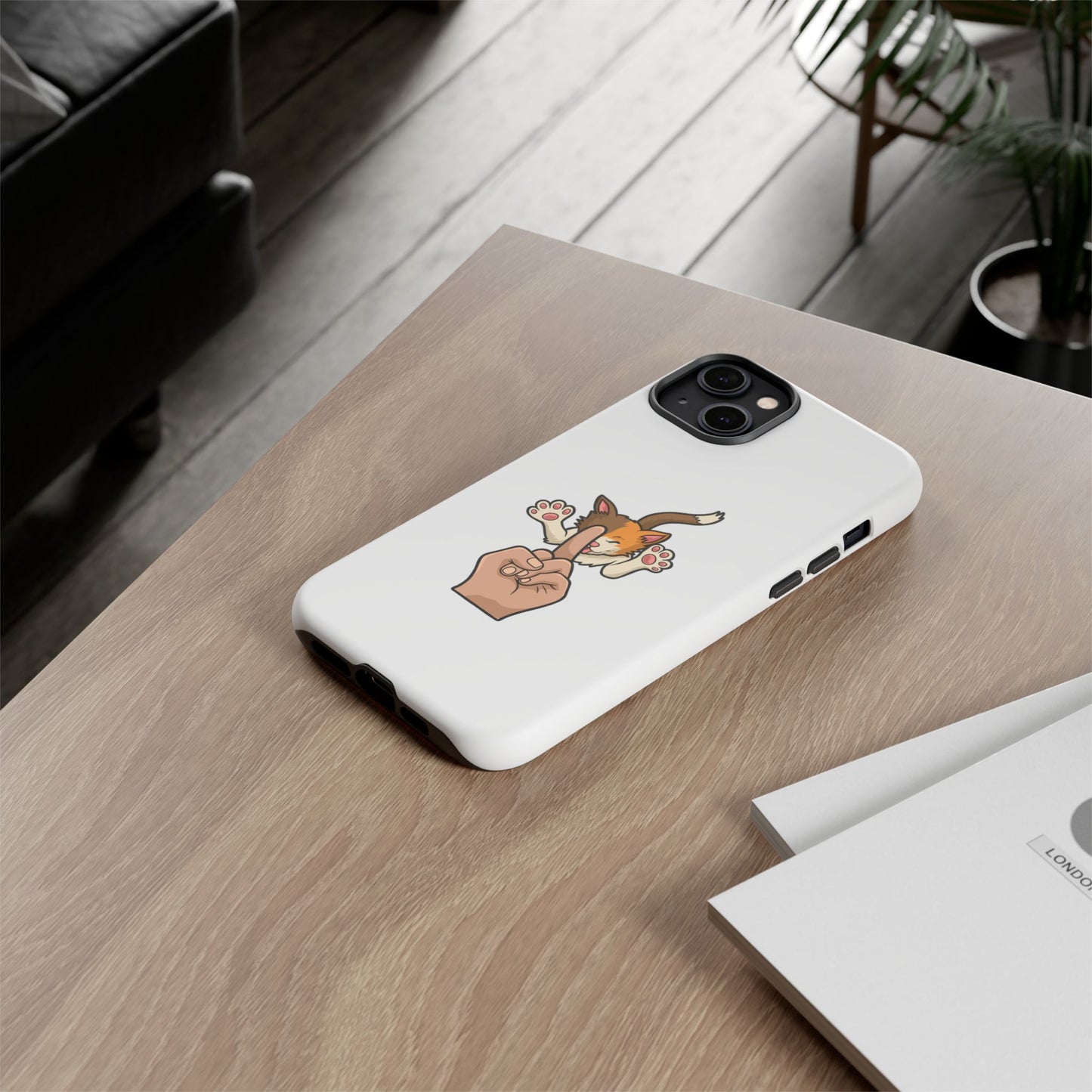 Annoyed cat Phone Case