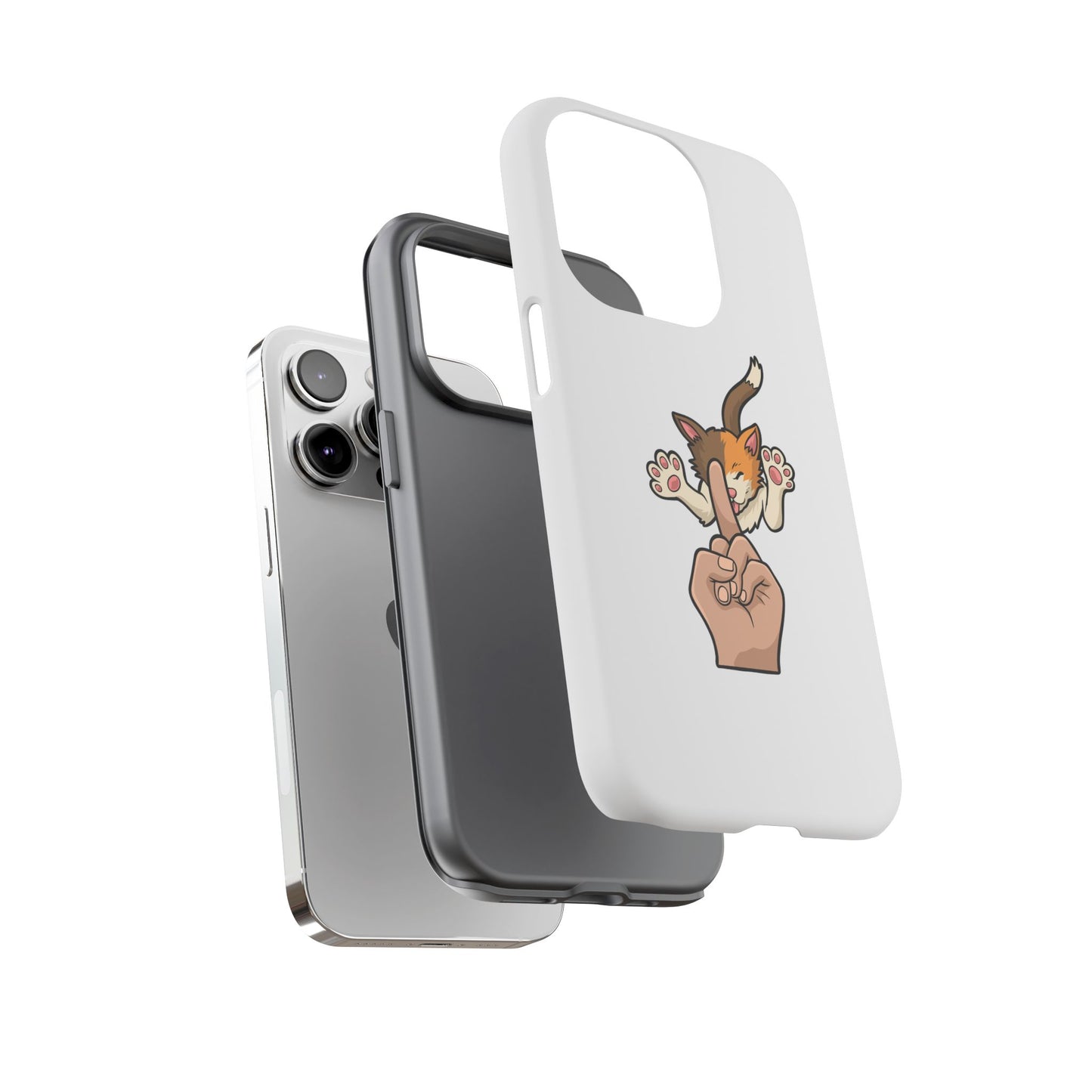 Annoyed cat Phone Case