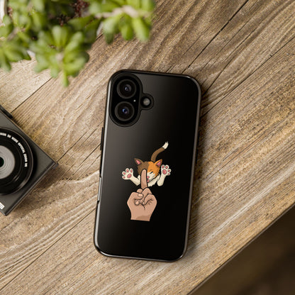 Annoyed cat Phone Case