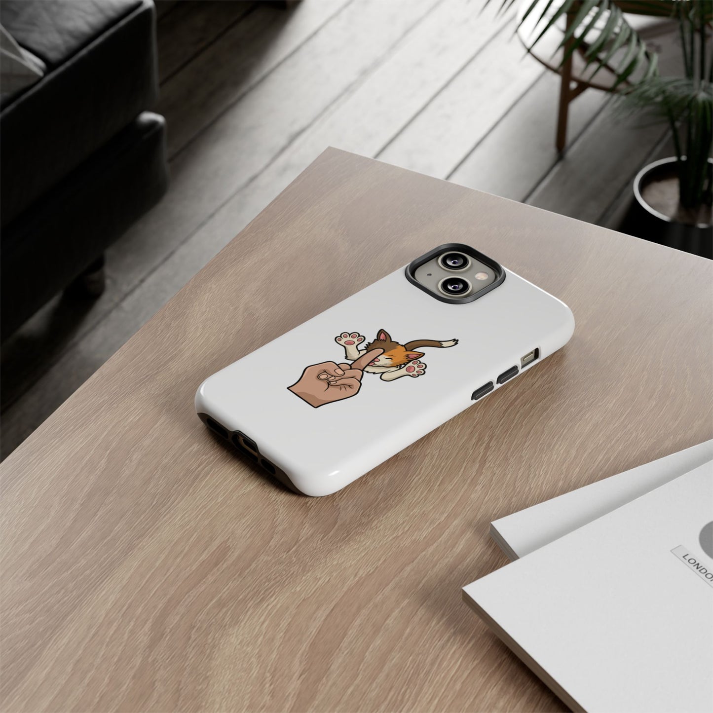 Annoyed cat Phone Case