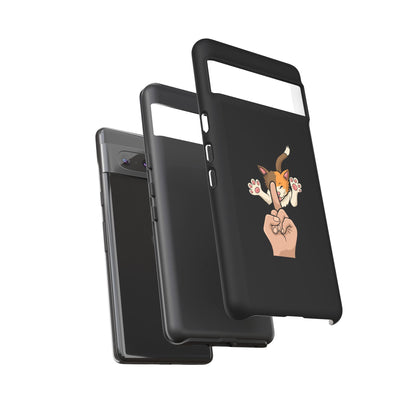 Annoyed cat Phone Case