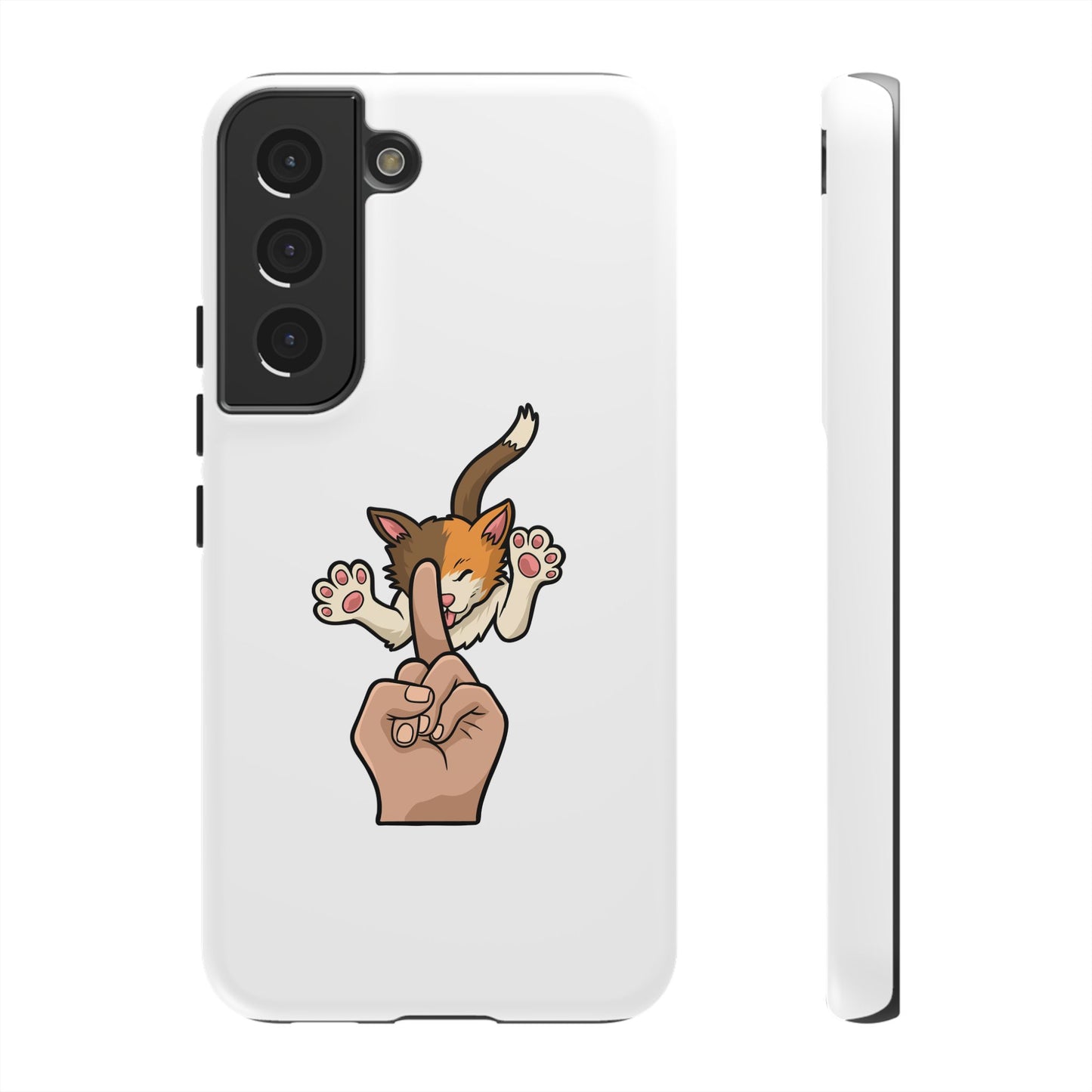 Annoyed cat Phone Case
