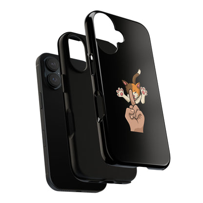Annoyed cat Phone Case