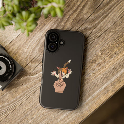 Annoyed cat Phone Case