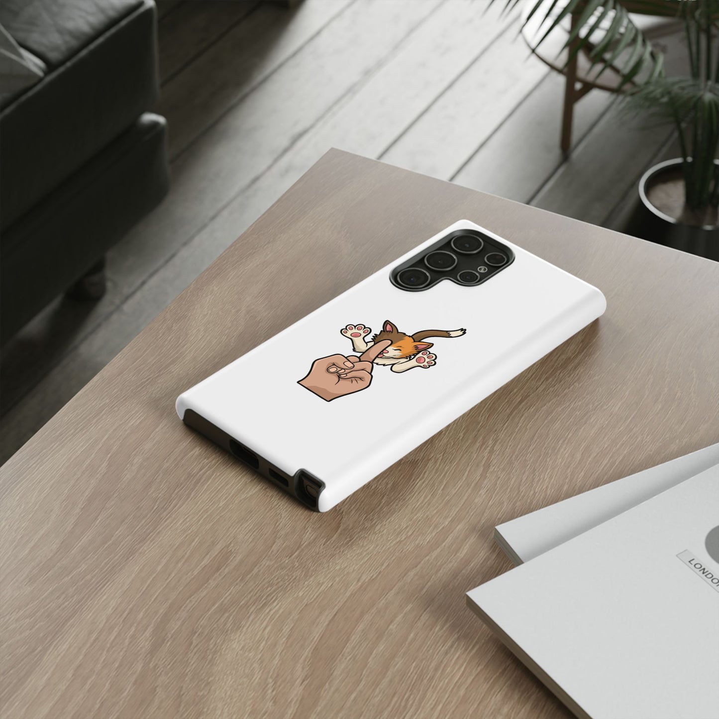 Annoyed cat Phone Case