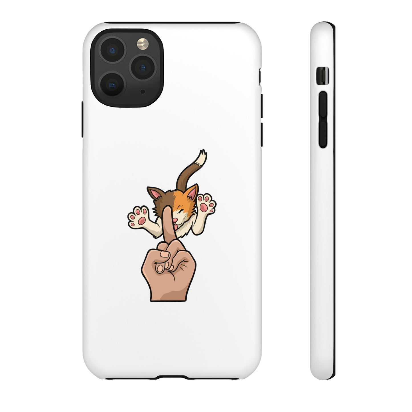 Annoyed cat Phone Case