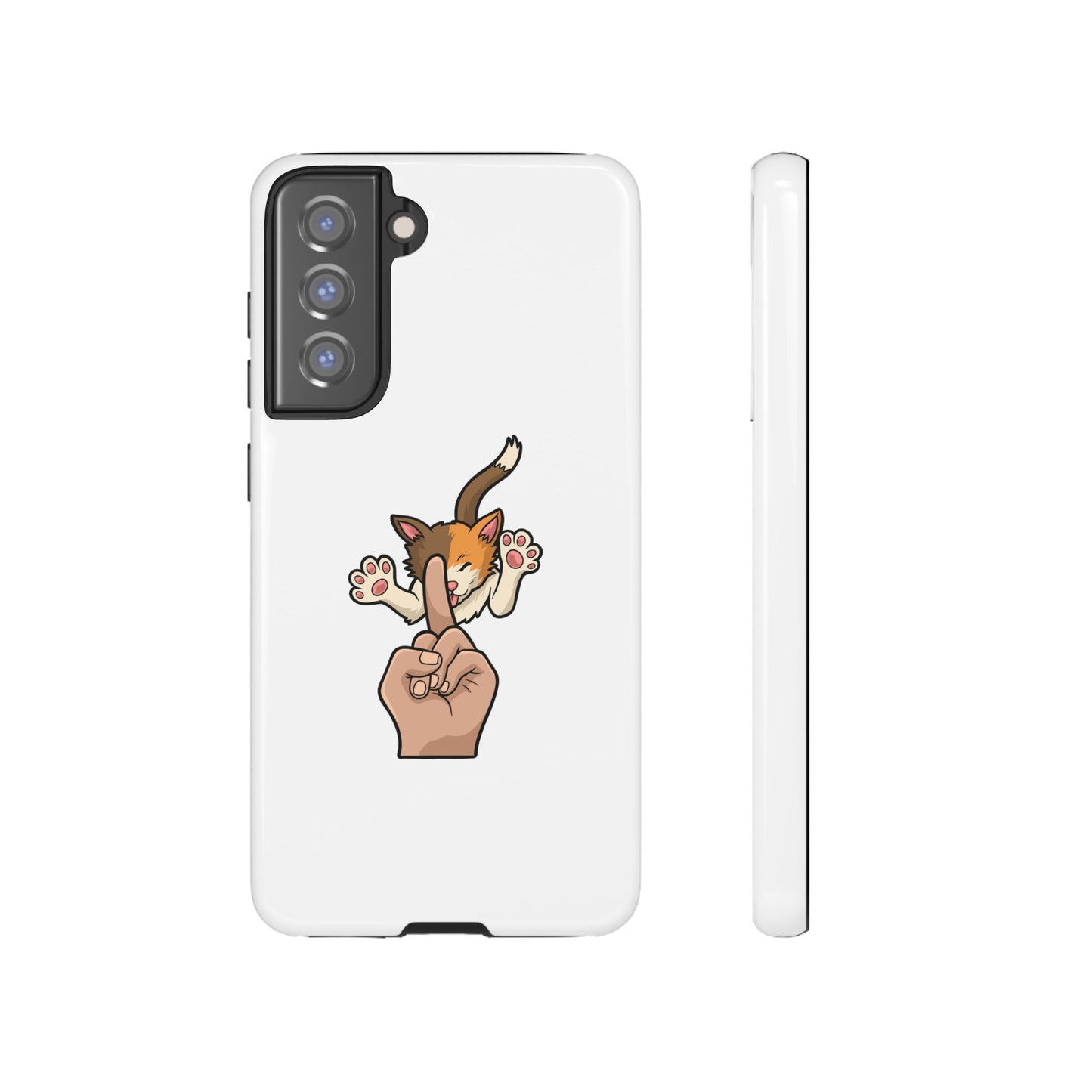 Annoyed cat Phone Case