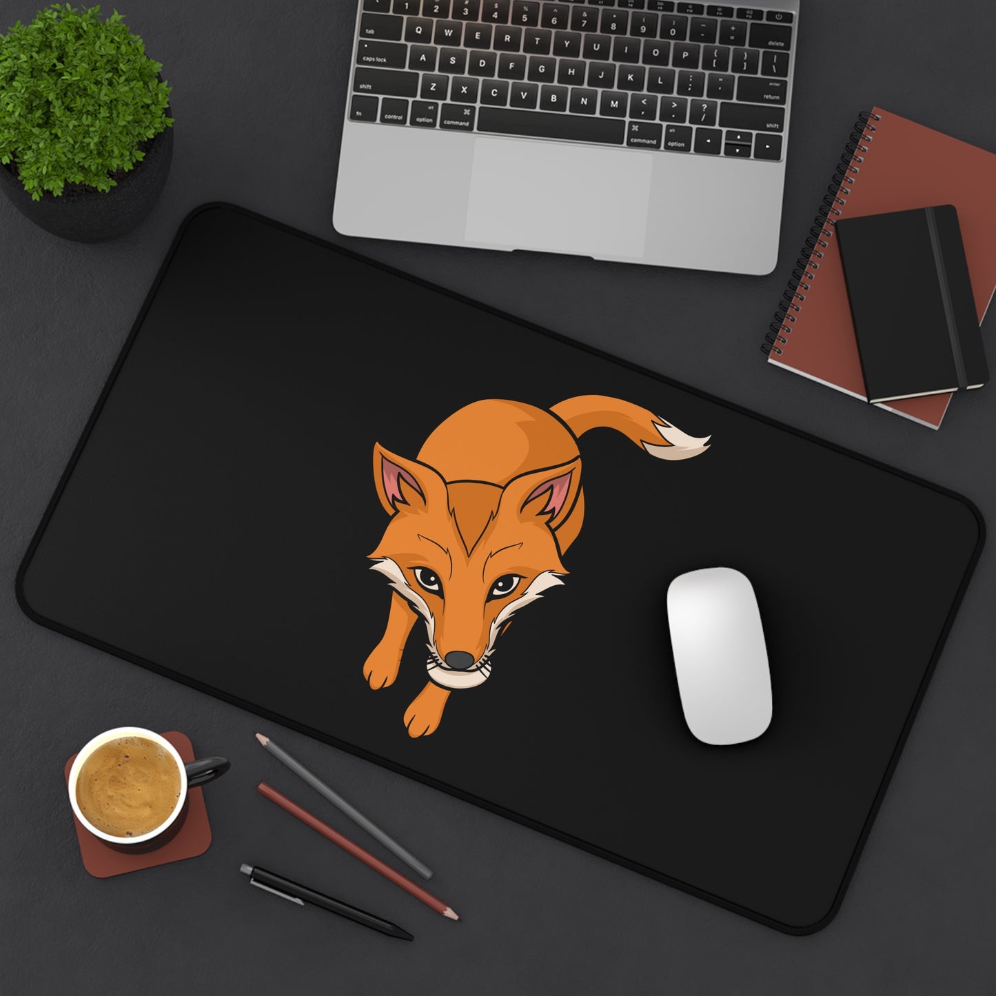 Fox with an egg Mouse Pad
