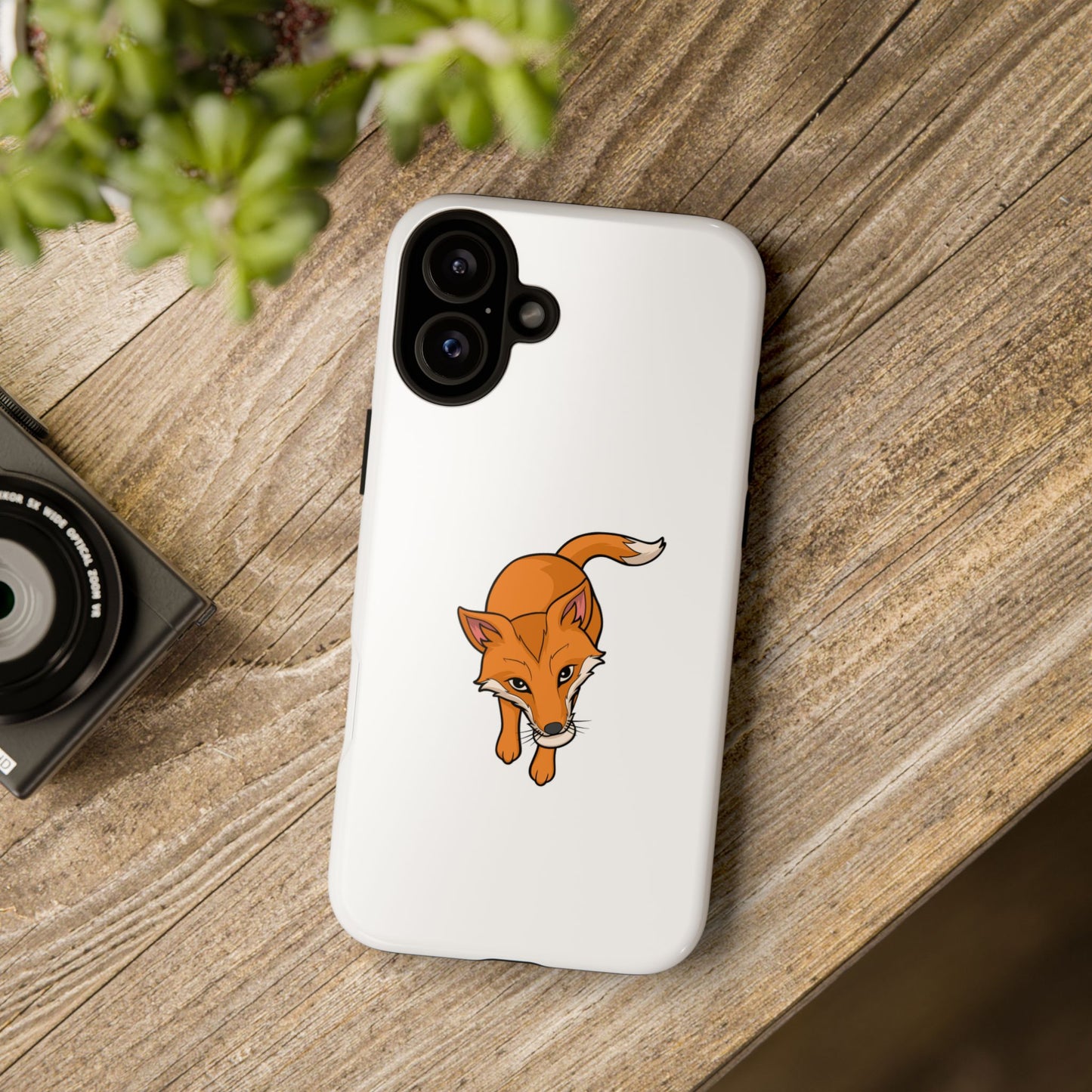 Fox with an egg Phone Case
