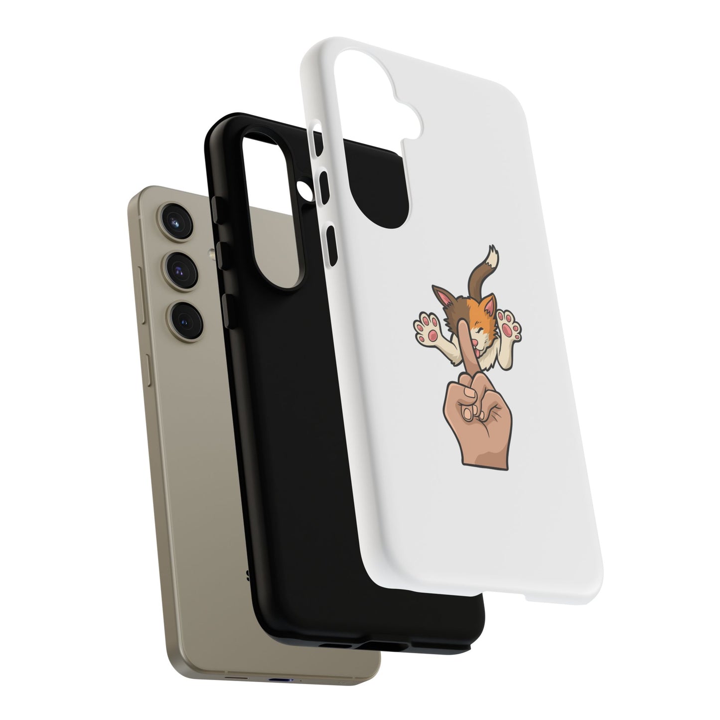 Annoyed cat Phone Case