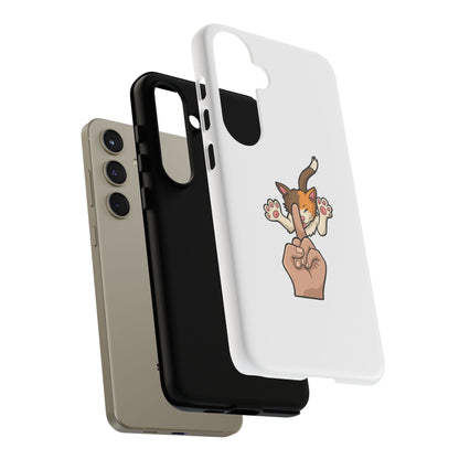 Annoyed cat Phone Case