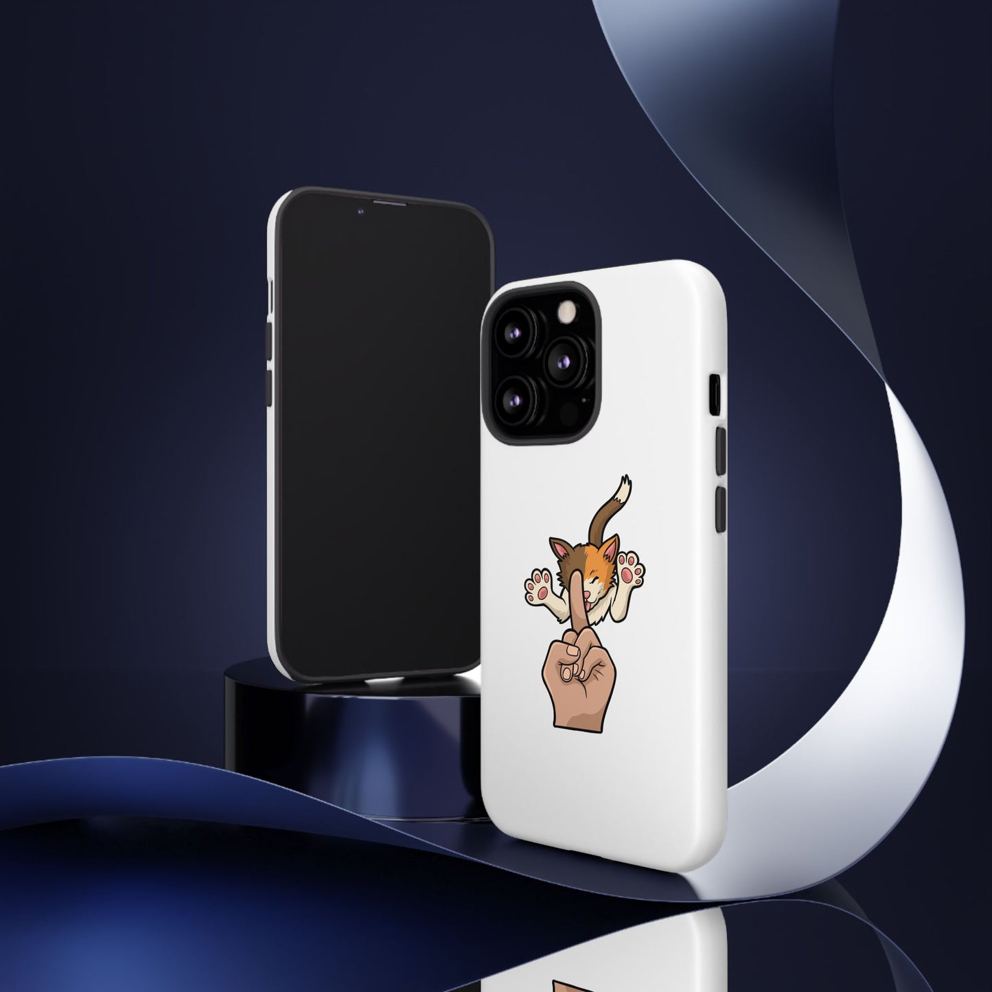 Annoyed cat Phone Case