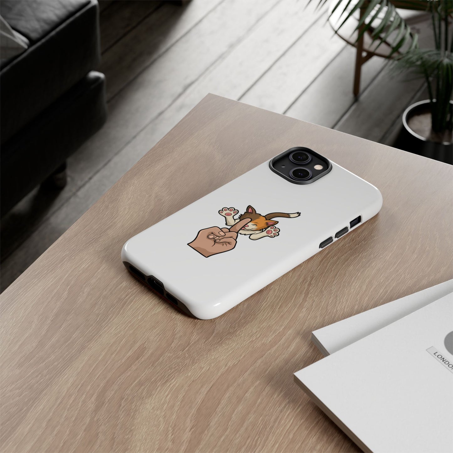 Annoyed cat Phone Case