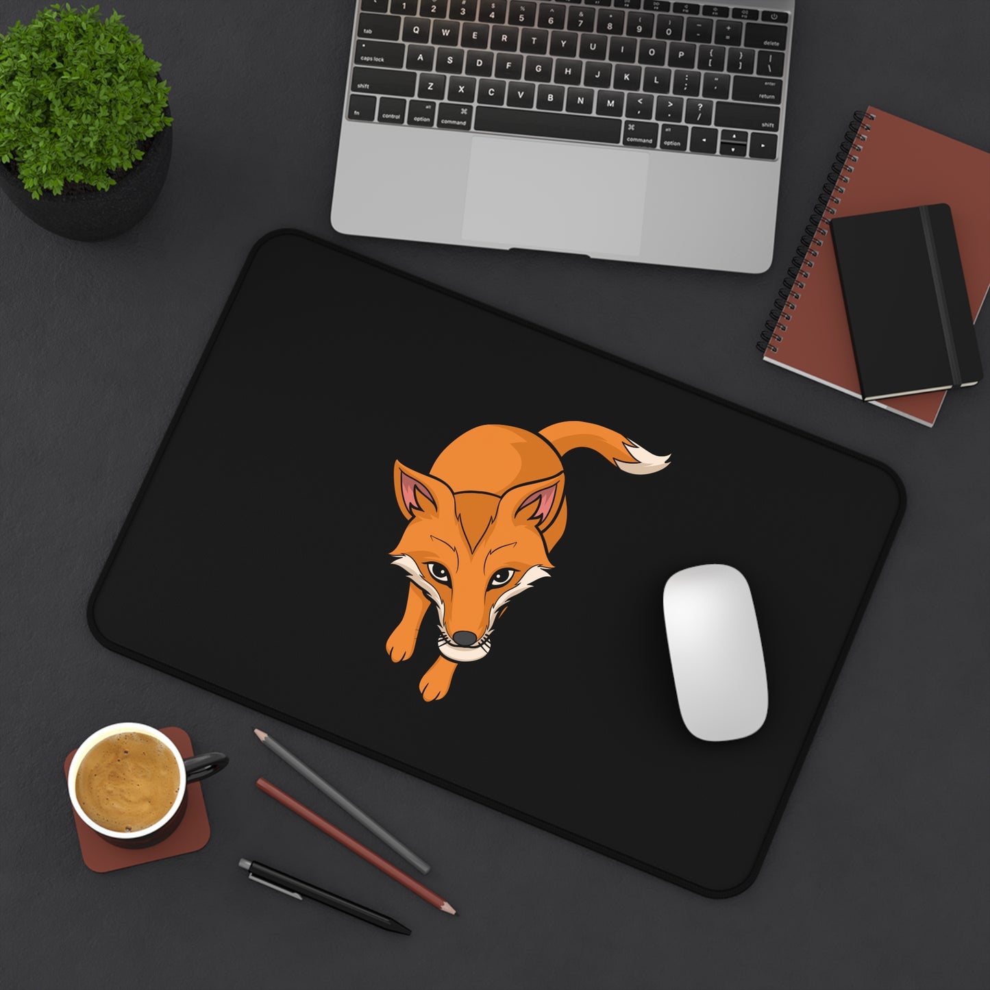 Fox with an egg Mouse Pad