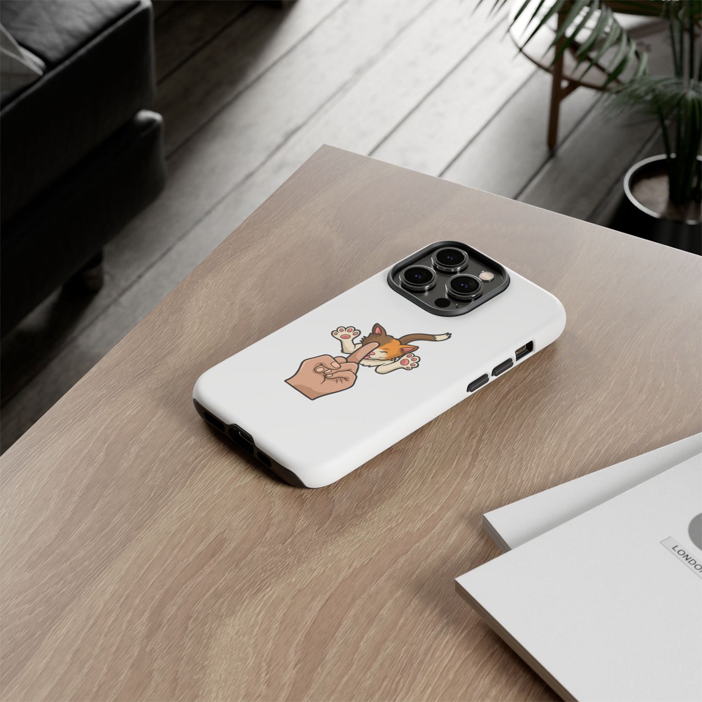 Annoyed cat Phone Case
