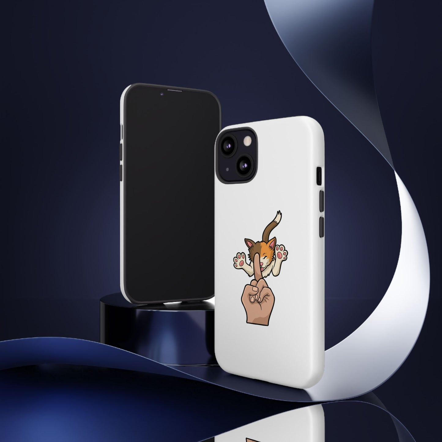 Annoyed cat Phone Case