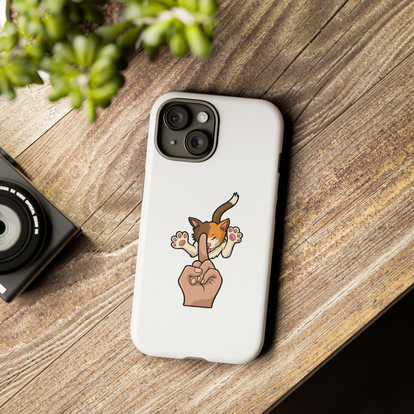Annoyed cat Phone Case