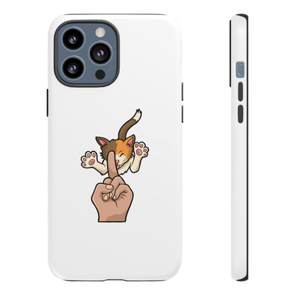 Annoyed cat Phone Case