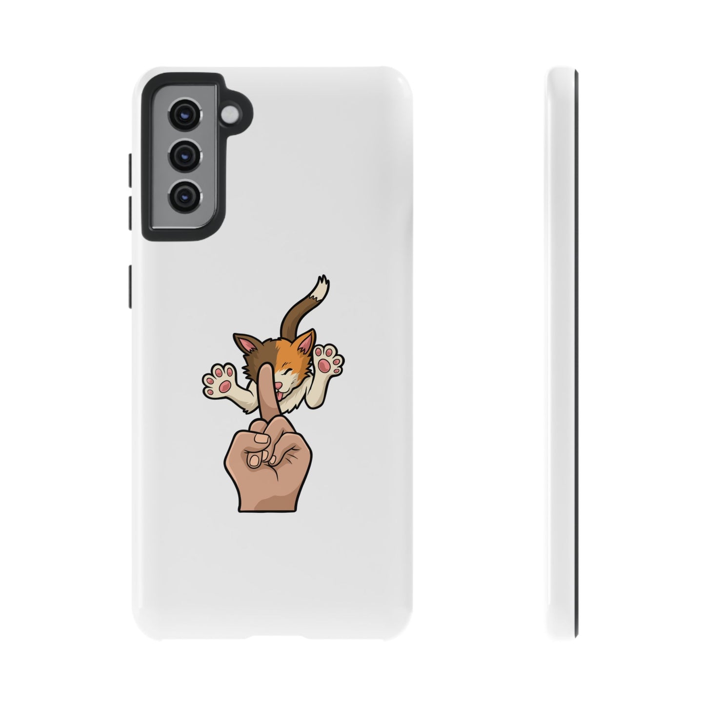 Annoyed cat Phone Case