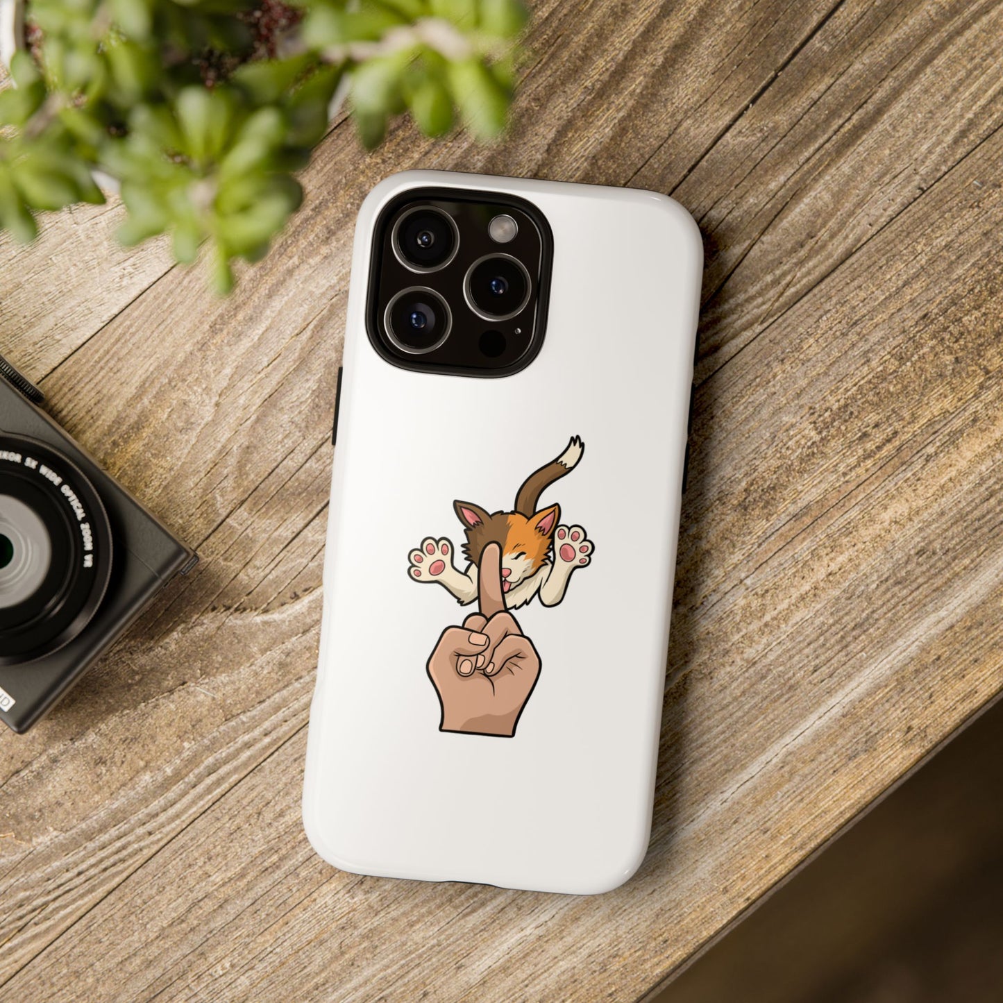 Annoyed cat Phone Case