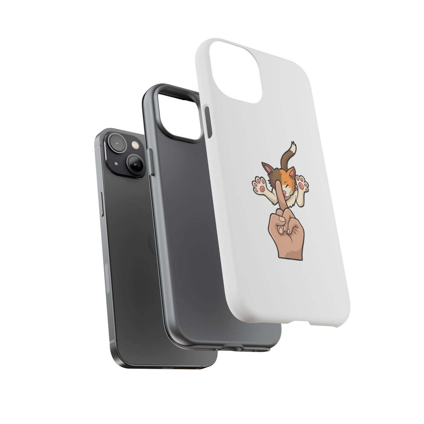 Annoyed cat Phone Case