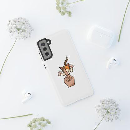 Annoyed cat Phone Case