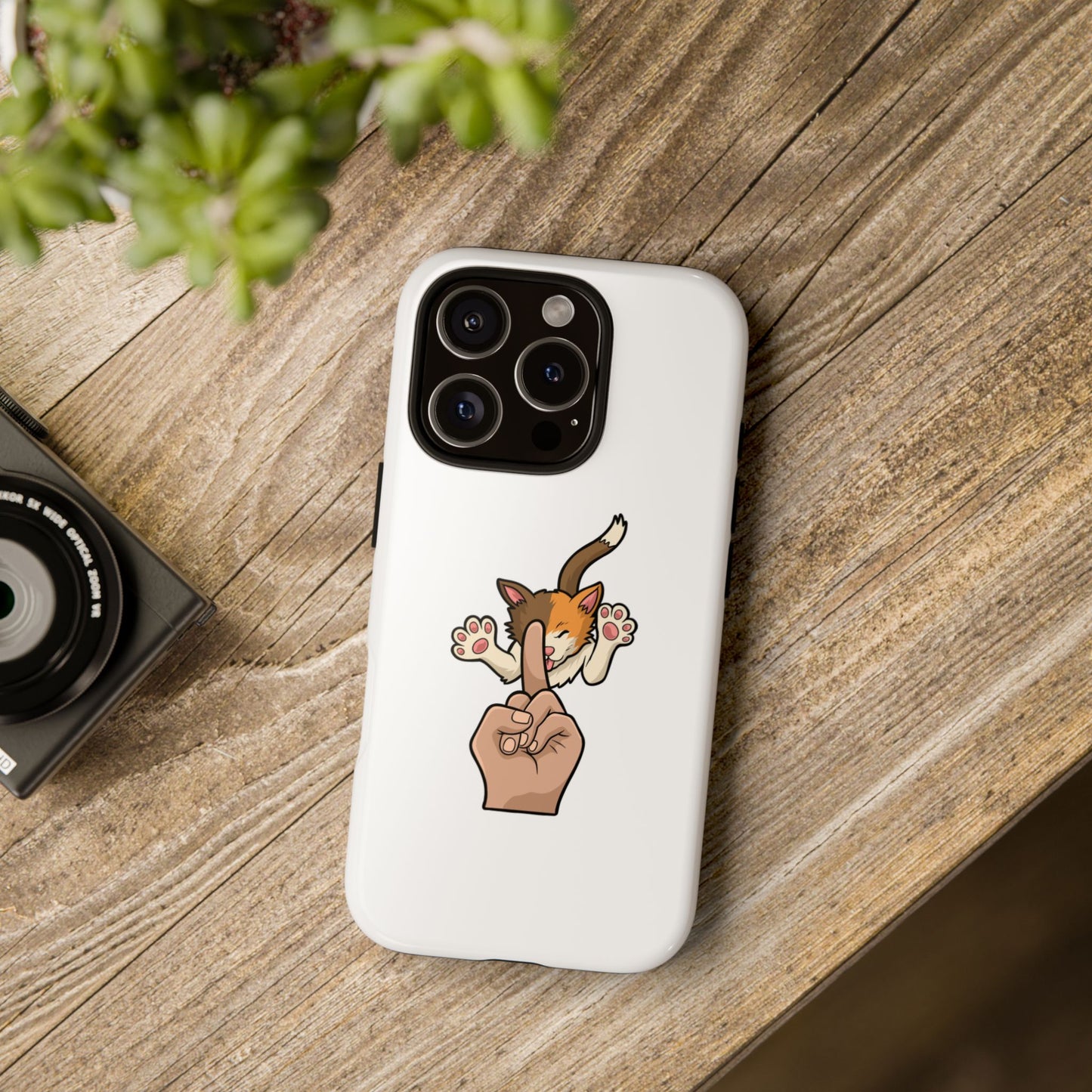 Annoyed cat Phone Case
