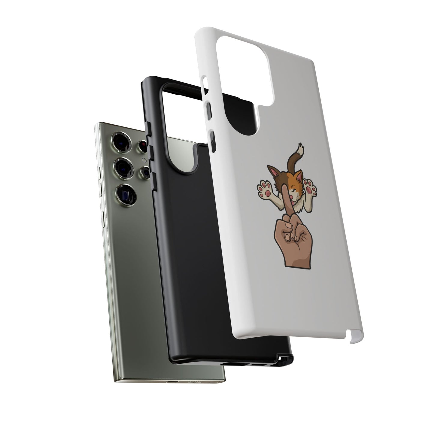 Annoyed cat Phone Case